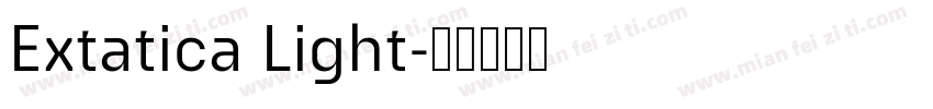 Extatica Light字体转换